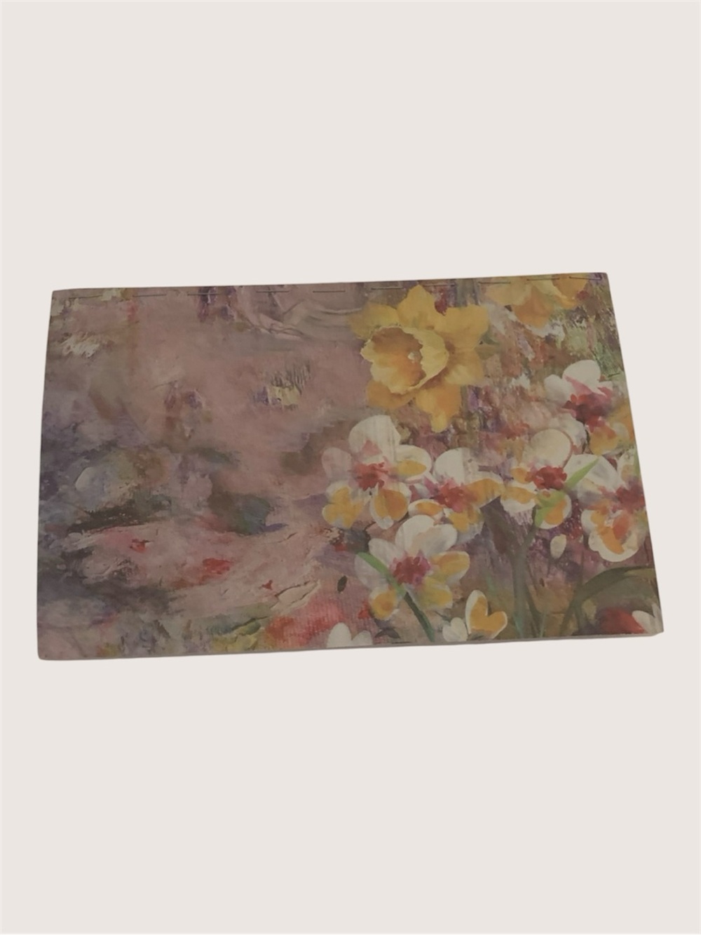 Handmade Floral Pocket Journal Notebook Lined Paper Cottagecore Botanical 1 Set